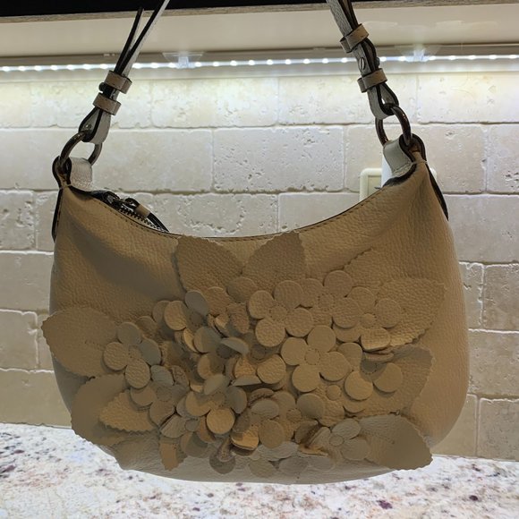 Tahari Exclusive Parks Small Hobo Bag White - Picture 3 of 8